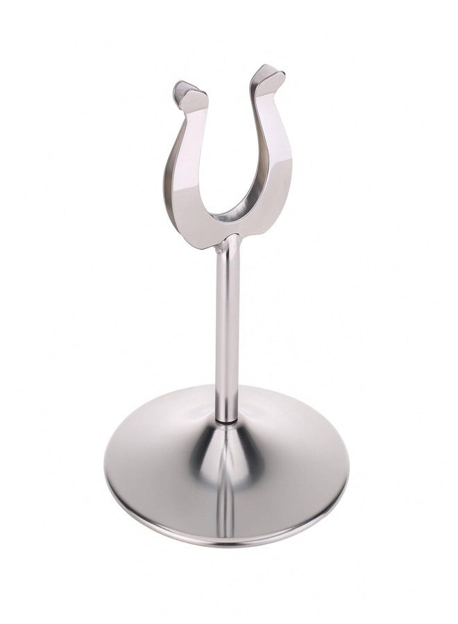 FINALITY 4" Stainless Steel U Shaped Table Number Place Card Holder Menu Stand for Wedding Restaurant (2) - Image 1